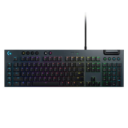 Logitech G813 RGB Mechanical Wired Gaming Keyboard (GL-Linear), Length: 1.8m - Wired Keyboard by Logitech | Online Shopping UK | buy2fix