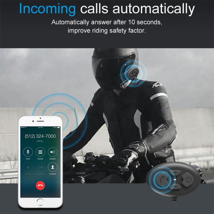 Dier DK12 800m Helmet Wireless Bluetooth Headset 5.0 Waterproof Double Motorcycle Call Headset With Intercom Function - Consumer Electronics by buy2fix | Online Shopping UK | buy2fix