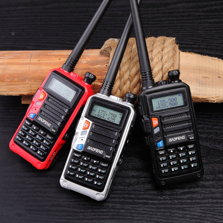 Baofeng BF-UV5R Plus S9 FM Interphone Handheld Walkie Talkie, US Plug (Black) - Consumer Electronics by BAOFENG | Online Shopping UK | buy2fix
