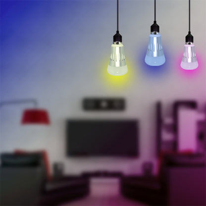 E27 7W White Light+RGB Smart LED Light Bulb, WiFi 2.4GHz Works with Alexa & Google Home, FCC / CE / RoHS Certificated, AC 85-265V - Smart Light Bulbs by buy2fix | Online Shopping UK | buy2fix