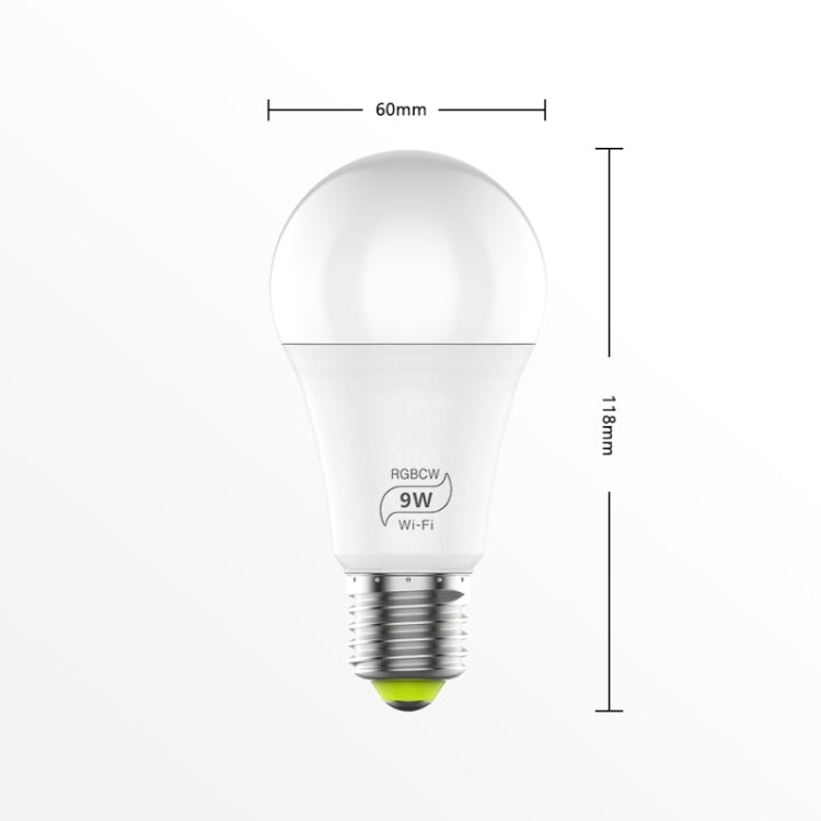 9W 110V E27 RGBCW WIFI LED Smart Bulb Wireless Smart Home Automation Light - Smart Light Bulbs by buy2fix | Online Shopping UK | buy2fix