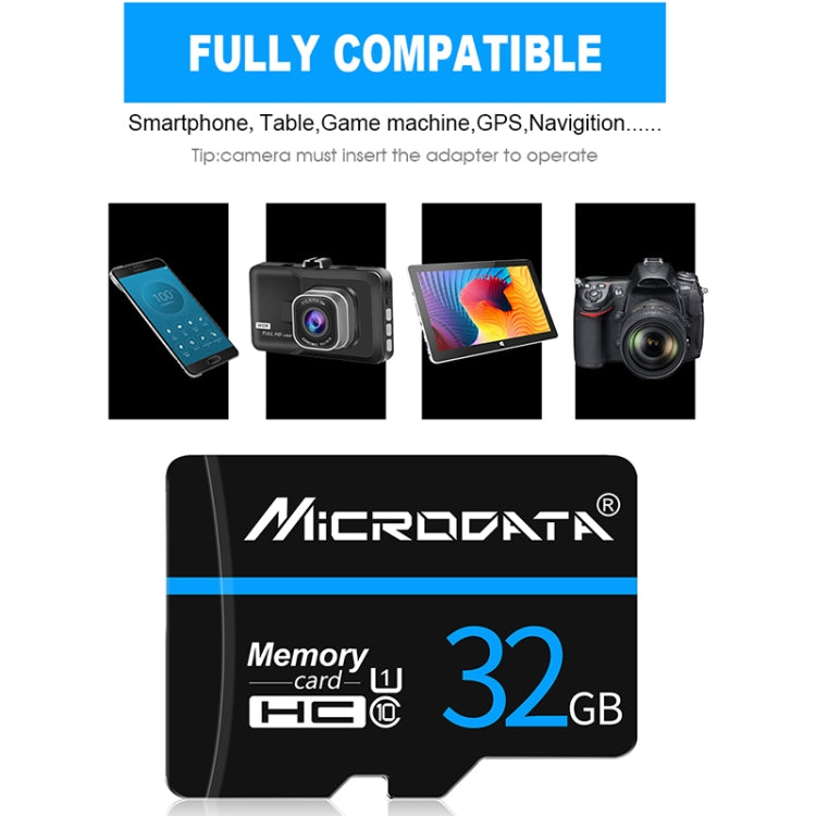 MICRODATA 128GB U3 Blue Line and Black TF(Micro SD) Memory Card - Micro SD Card by MiCRODATA | Online Shopping UK | buy2fix