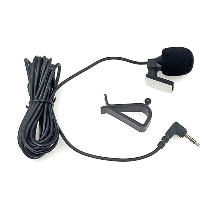 ZJ015MR Stereo 3.5mm Angle Head Plug Car Navigation DVD External Paste Microphone, Length: 3m - Consumer Electronics by buy2fix | Online Shopping UK | buy2fix