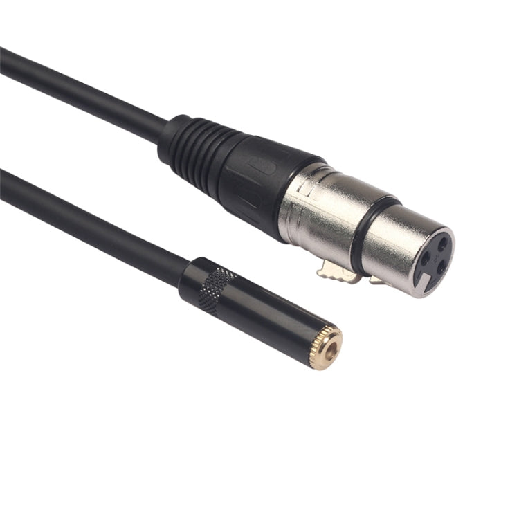 TC227K18-03 3.5mm Female to XLR Female Audio Cable, Length: 0.3m - Consumer Electronics by buy2fix | Online Shopping UK | buy2fix