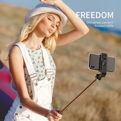 L02 100cm Multi-function Adjustable Bluetooth Self-timer Pole Tripod Selfie Stick (Black) - Consumer Electronics by buy2fix | Online Shopping UK | buy2fix