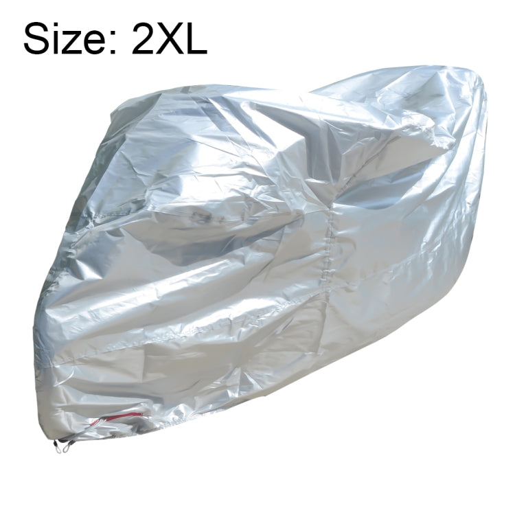 210D Oxford Cloth Motorcycle Electric Car Rainproof Dust-proof Cover, Size: XXL (Silver) - Raincoat by buy2fix | Online Shopping UK | buy2fix