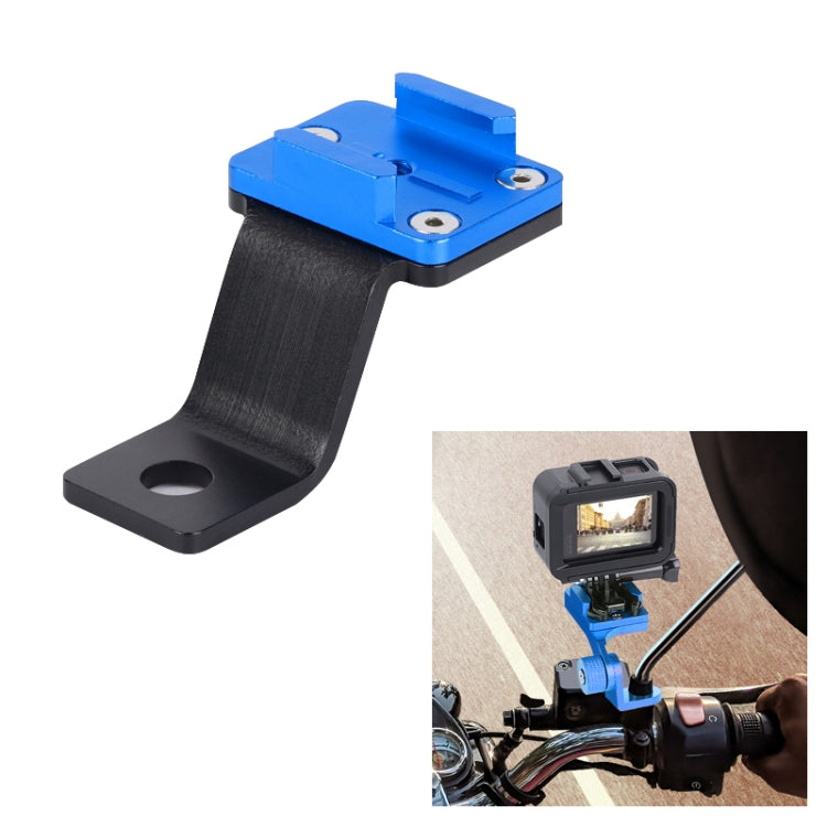 RUIGPRO Motorcycle Handlebar Alloy Phone Bracket for GoPro/ Insta360/DJI OSMO Sport Camera(Blue) - DJI & GoPro Accessories by buy2fix | Online Shopping UK | buy2fix