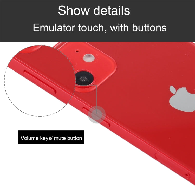 For iPhone 12 mini Black Screen Non-Working Fake Dummy Display Model (Red) - For iPhone & iPad by buy2fix | Online Shopping UK | buy2fix