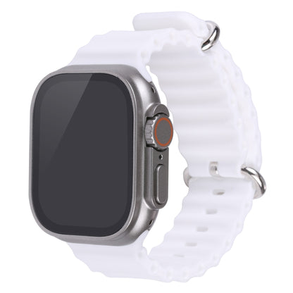 For Apple Watch Ultra 49mm Black Screen Non-Working Fake Dummy Display Model (White) - Watch Model by buy2fix | Online Shopping UK | buy2fix