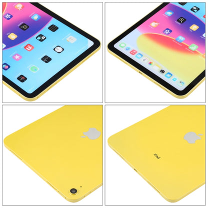 For iPad 10th Gen 10.9 2022 Color Screen Non-Working Fake Dummy Display Model (Yellow) - For iPhone & iPad by buy2fix | Online Shopping UK | buy2fix