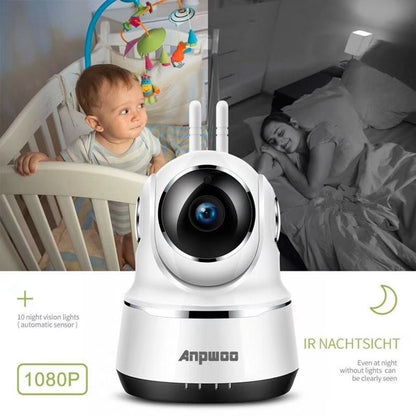 Anpwoo Guardian 2.0MP 1080P 1/3 inch CMOS HD WiFi IP Camera, Support Motion Detection / Night Vision(Black) - Security by Anpwoo | Online Shopping UK | buy2fix