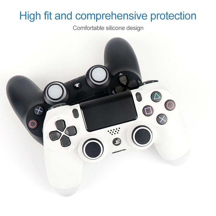 20 PCS Luminous Silicone Protective Cover for PS4 / PS3 / PS2 / XBOX360 / XBOXONE / WIIU Gamepad Joystick(Black) - Cases by buy2fix | Online Shopping UK | buy2fix