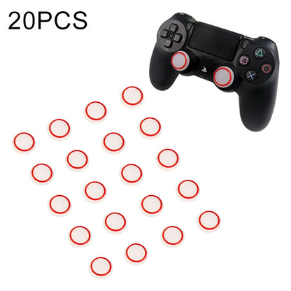 20 PCS Luminous Silicone Protective Cover for PS4 / PS3 / PS2 / XBOX360 / XBOXONE / WIIU Gamepad Joystick(Red) - Cases by buy2fix | Online Shopping UK | buy2fix