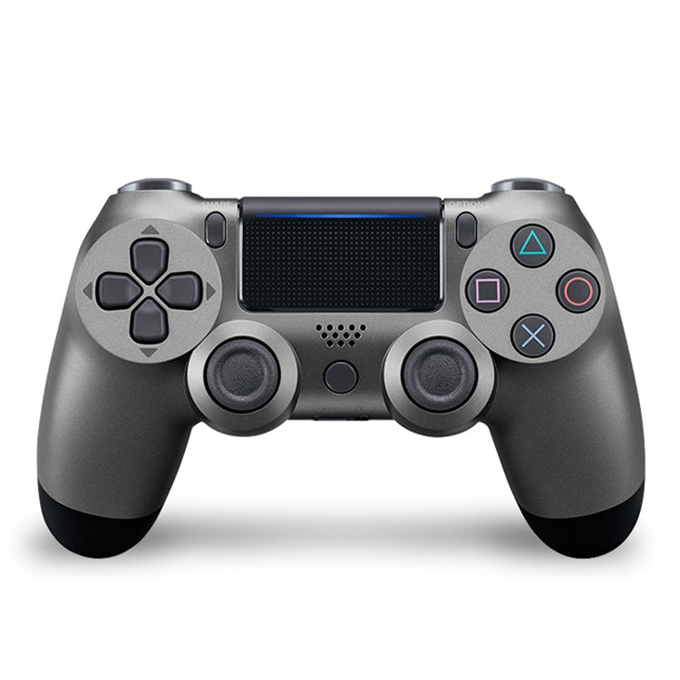 For PS4 Wireless Bluetooth Game Controller Gamepad with Light, US Version(Grey) - Gamepads by buy2fix | Online Shopping UK | buy2fix