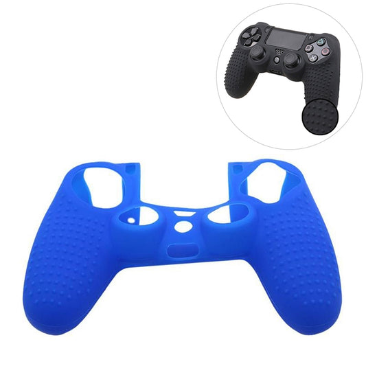 Non-slip Silicone Protective Case for Sony PS4(Blue) - Cases by buy2fix | Online Shopping UK | buy2fix
