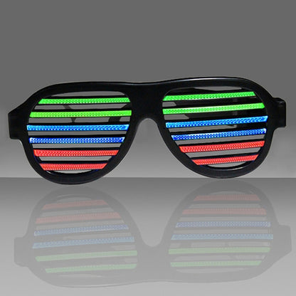 LED-CM03 LED Musical Shades Sound & Music Active LED Party Glasses with USB Charger - Glow Party Supplies by buy2fix | Online Shopping UK | buy2fix
