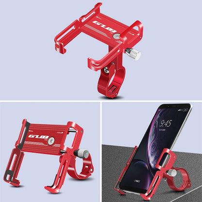 GUB P10 Aluminum Bike Phone Holder(Red) - Outdoor & Sports by GUB | Online Shopping UK | buy2fix