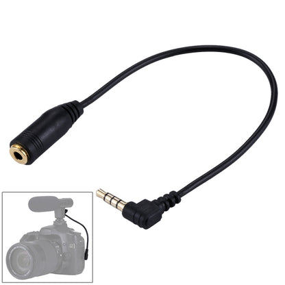 20cm 3.5mm Jack Audio Male to Female Headset Microphone Extension Cable(Black) - Camera Accessories by buy2fix | Online Shopping UK | buy2fix