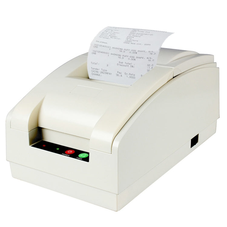 QS-7601 Portable 76mm Bluetooth Receipt 9-pin Matrix Printer(White) - Consumer Electronics by buy2fix | Online Shopping UK | buy2fix