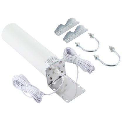 4G LTE WiFi 12DBi Omni External Barrel Antenna with TS9 Male(White) - SMA/RP-SMA Antenna by buy2fix | Online Shopping UK | buy2fix