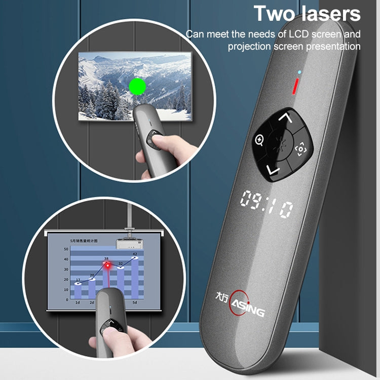 ASiNG A8 32GB Red Green Laser PPT Page Turning Pen Wireless Presenter -  by ASiNG | Online Shopping UK | buy2fix