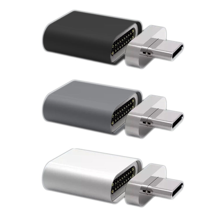 Straight USB-C / Type-C 3.1 Male to USB-C / Type-C 3.1 Female 20 Pin Magnetic Adapter (Black) - Mobile Accessories by buy2fix | Online Shopping UK | buy2fix