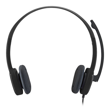 Logitech H151 Wired Headphone Single 3.5mm Earphone Gaming Headset Stereo with MIC - Microphone by Logitech | Online Shopping UK | buy2fix