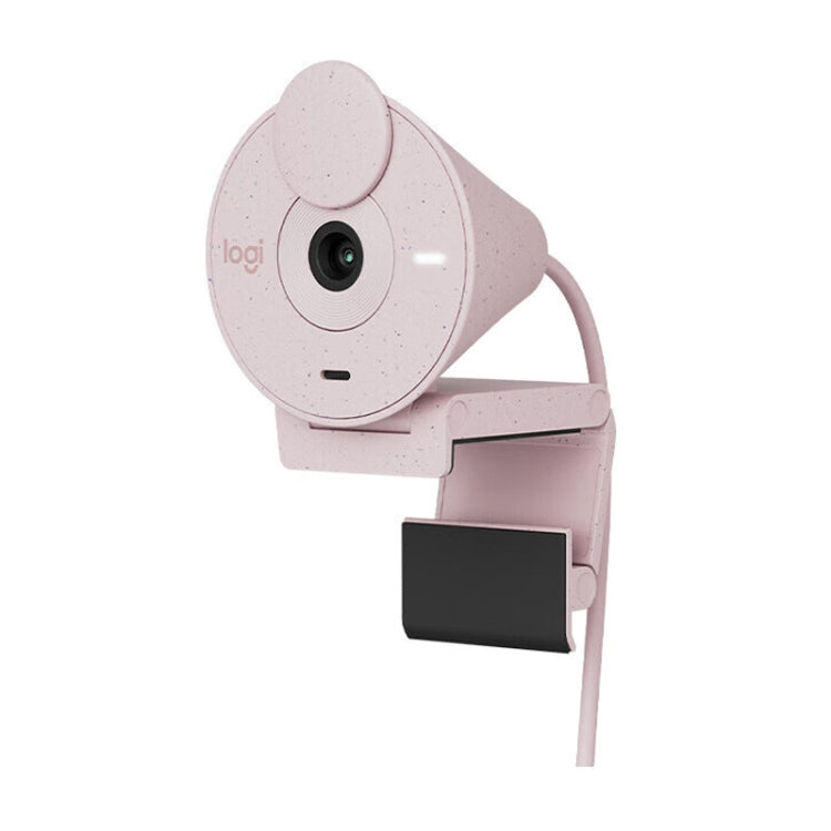 Logitech Brio 300 2MP 1080P Full HD IP Camera with Noise Reduction Microphone (Pink) -  by Logitech | Online Shopping UK | buy2fix