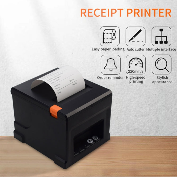 ZJ-8360-L USB Bluetooth Wireless Auto-cutter 80mm Thermal Receipt Printer(US Plug) - Consumer Electronics by buy2fix | Online Shopping UK | buy2fix