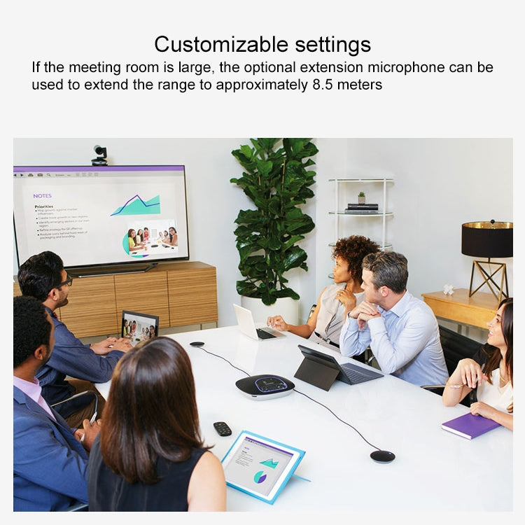 Logitech CC3500e Extended Microphone STMP100 Conference System Omnidirectional Mic(Black) - Microphone by Logitech | Online Shopping UK | buy2fix