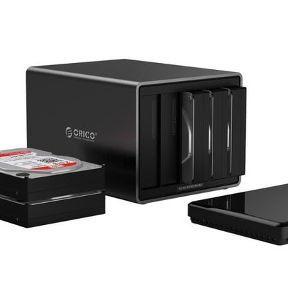 ORICO NS500-RC3 5-bay USB-C / Type-C 3.1 to SATA External Hard Disk Box Storage Case Hard Drive Dock with Raid for 3.5 inch SATA HDD, Support UASP Protocol -  by ORICO | Online Shopping UK | buy2fix