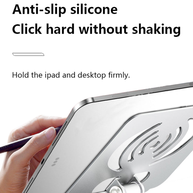 L-13 Aluminum Alloy Foldable Rotating Laptop/Tablet Stand (Grey) - Computer & Networking by buy2fix | Online Shopping UK | buy2fix