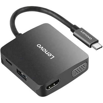 Lenovo C06 6 In 1 Type-C / USB-C to HDMI / VGA Universal Converter Docking Station - Cable & Adapters by Lenovo | Online Shopping UK | buy2fix