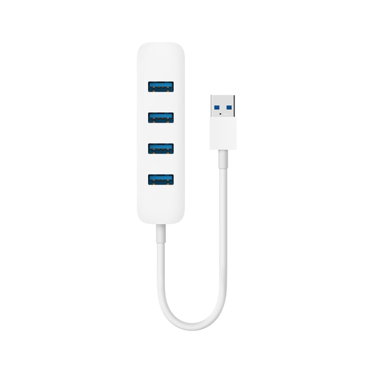 Original Xiaomi 4 Ports USB3.0 Hub with Stand-by Power Supply Interface USB Hub Extender Extension Connector Adapter(White) - Lan Cable and Tools by Xiaomi | Online Shopping UK | buy2fix