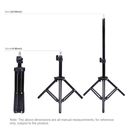 PULUZ 70cm Tripod Mount +  Live Broadcast Dual Phone Bracket + 6.2 inch 16cm LED Ring Vlogging Video Light Kits - Ring Light by PULUZ | Online Shopping UK | buy2fix