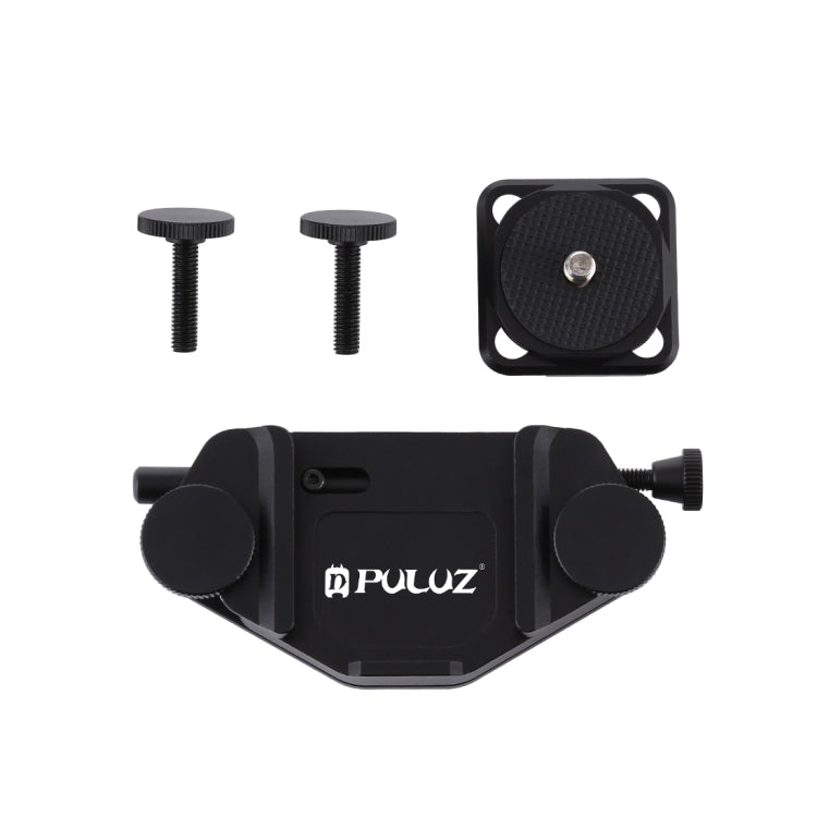 PULUZ Capture Camera Clip CNC Aluminum Alloy Quick Release Clip with Plate (Black) - Camera Accessories by PULUZ | Online Shopping UK | buy2fix