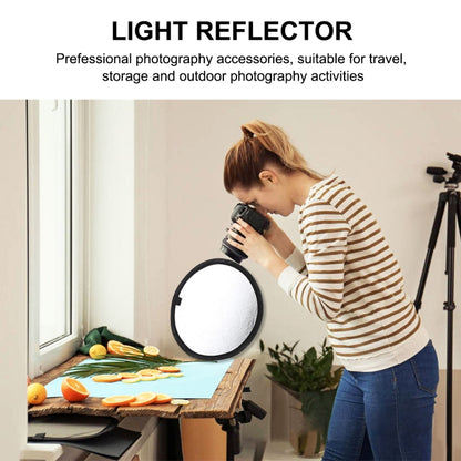 PULUZ 30cm 2 in 1 Silver / Gold Folding Photo Studio Reflector Board - Camera Accessories by PULUZ | Online Shopping UK | buy2fix