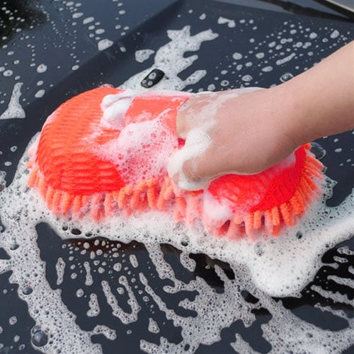 Ultrafine Fiber Chenille Anthozoan Car Washing Gloves Multi-functional Magic Car Brush (Random Color Delivery) - Car washing supplies by buy2fix | Online Shopping UK | buy2fix