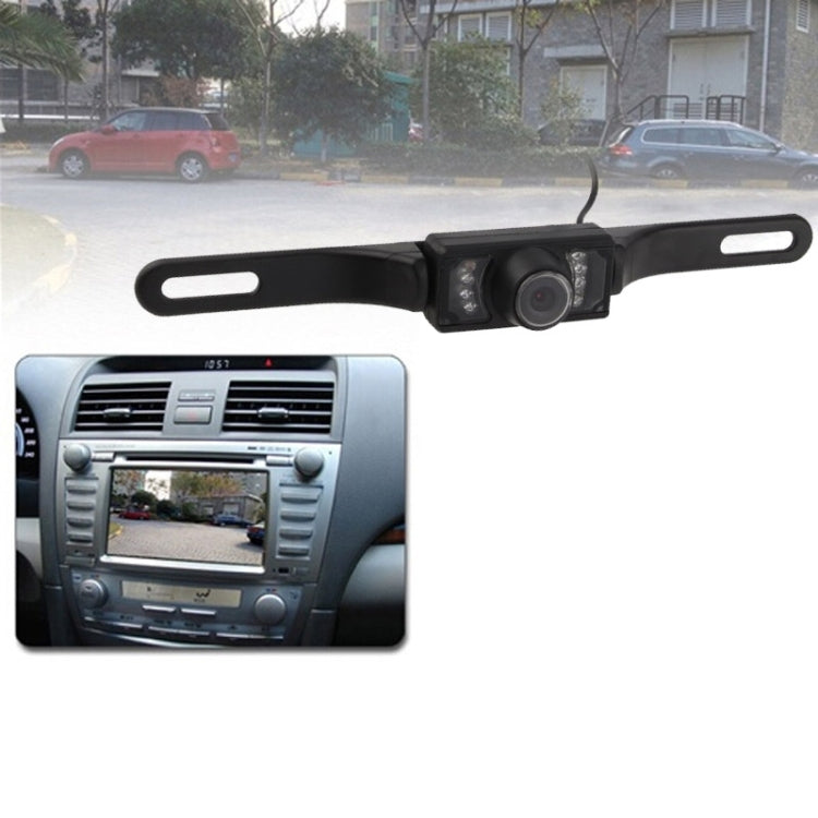 LED Sensor Car Rear View Camera, Support Color Lens / 135 Degree Viewable / Waterproof & Night Sensor Function (E300)(Black) - In Car by buy2fix | Online Shopping UK | buy2fix