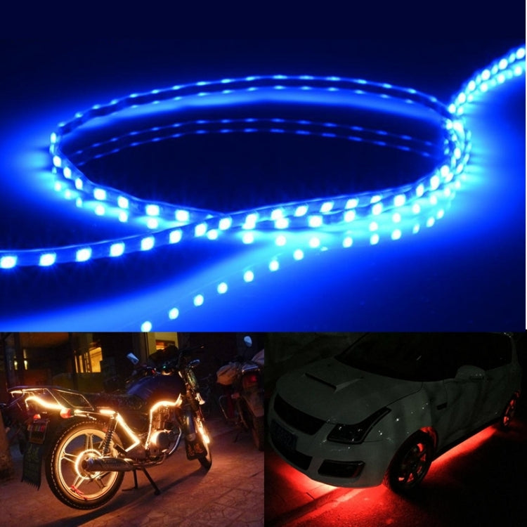 5 PCS Flow Style 45 LED 3528 SMD Waterproof Flexible Car Strip Light for Car Decoration, DC 12V, Length: 45cm - In Car by buy2fix | Online Shopping UK | buy2fix