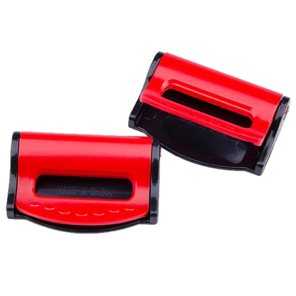 2 PCS SHUNWEI Car Safety Seat Belt Adjuster(Red) - Seat Belts & Padding by SHUNWEI | Online Shopping UK | buy2fix