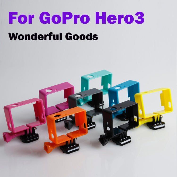 TMC High Quality Tripod Cradle Frame Mount Housing for GoPro HERO4 /3+ /3, HR191(Magenta) - DJI & GoPro Accessories by TMC | Online Shopping UK | buy2fix