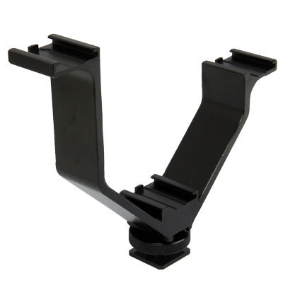 12.5 cm Triple Shoe V-bracket(Black) - Camera Accessories by buy2fix | Online Shopping UK | buy2fix