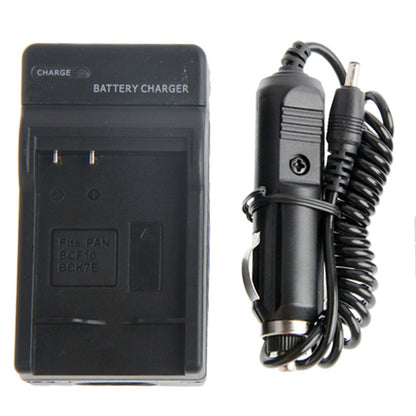 Digital Camera Battery Car Charger for Panasonic BCF10 / BCK7E(Black) - Camera Accessories by buy2fix | Online Shopping UK | buy2fix