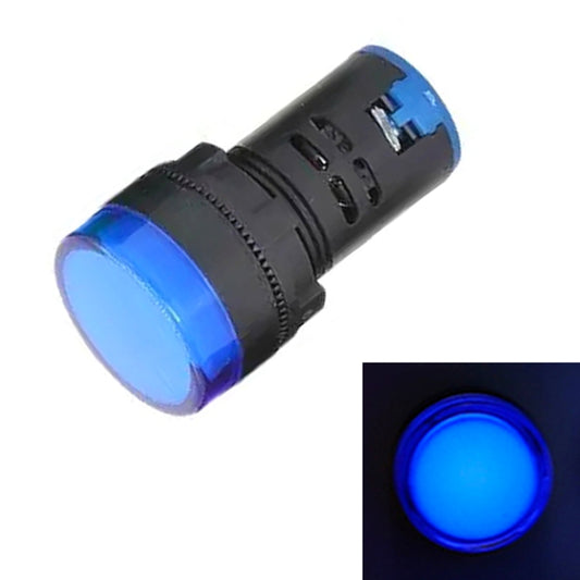 12V AD16-22D / S 22mm LED Signal Indicator Light Lamp (Blue) - Consumer Electronics by buy2fix | Online Shopping UK | buy2fix