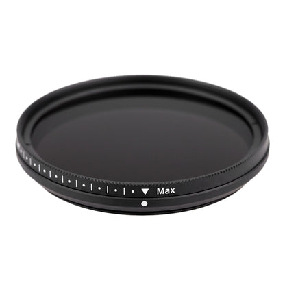 52mm ND Fader Neutral Density Adjustable Variable Filter ND 2 to ND 400 Filter(Black) - Camera Accessories by buy2fix | Online Shopping UK | buy2fix