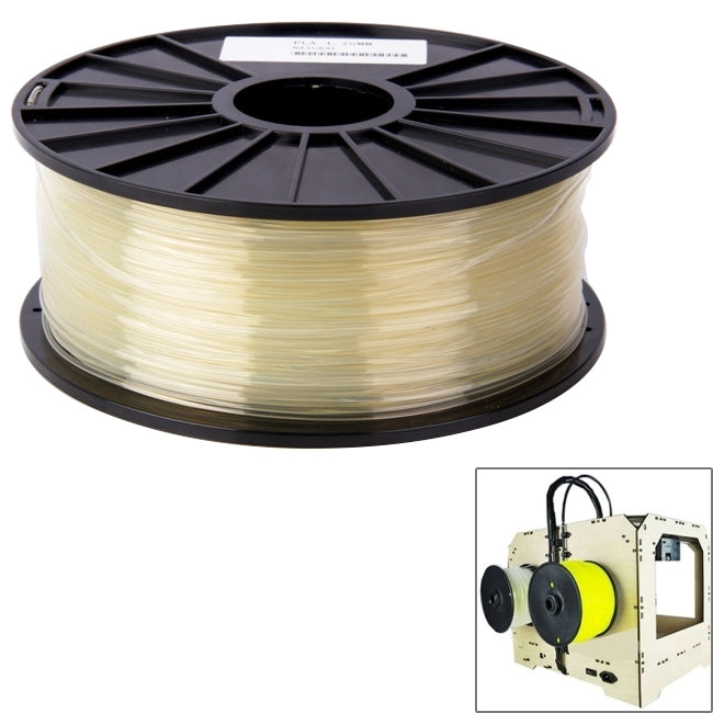 PLA 3.0 mm Transparent 3D Printer Filaments, about 115m(Transparent) - Consumer Electronics by buy2fix | Online Shopping UK | buy2fix