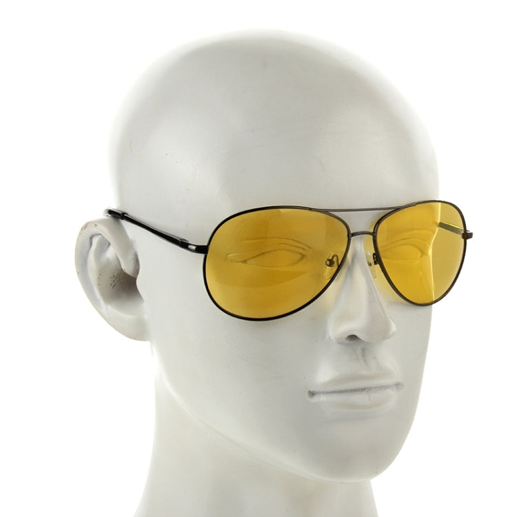 Frog Mirror UV 400 Yellow Lens Night Vision Polarized Eyeglasses - Goggles by buy2fix | Online Shopping UK | buy2fix