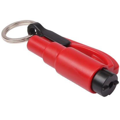 3 in 1 Car Emergency Hammer / Key Chain / Knife Broken Glass Portable Tool(Red) - Emergency Hammer by buy2fix | Online Shopping UK | buy2fix