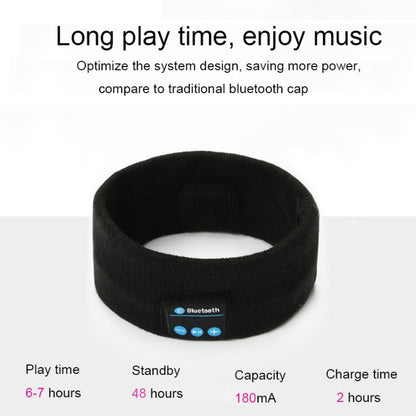 My-Call Bluetooth V5.0 Headsfree Sport Headband Music Headwear for iPhone 6 & 6s / iPhone 5 & 5S / iPhone 4 & 4S and Other Bluetooth Devices(Dark Gray) - Smart Wear by buy2fix | Online Shopping UK | buy2fix